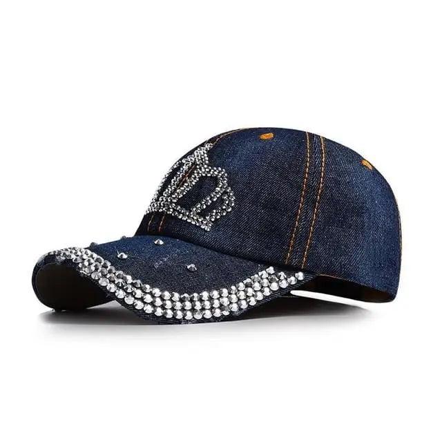 Y2k rhinestone crown cap - Y2k Empire