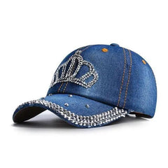 Y2k rhinestone crown cap - Y2k Empire