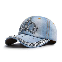 Y2k rhinestone crown cap - Y2k Empire