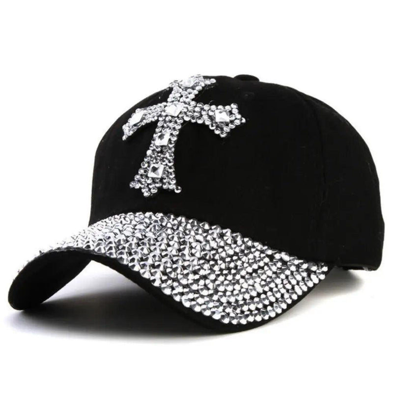 Y2k rhinestone vintage cap - Y2k Empire