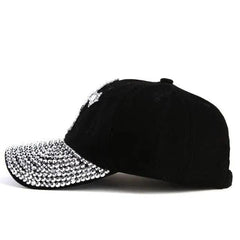 Y2k rhinestone vintage cap - Y2k Empire