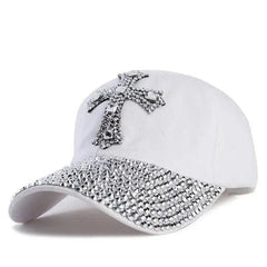 Y2k rhinestone vintage cap - Y2k Empire