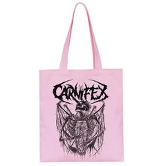 Y2k skeleton print tote bag - Y2k Empire