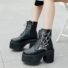 Y2k spider platform boots - Y2k Empire