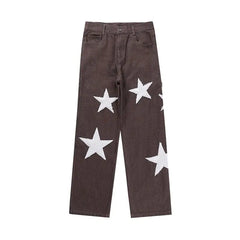 Y2k star baggy jeans - Y2k Empire