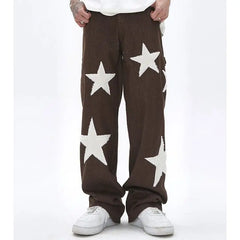 Y2k star baggy jeans - Y2k Empire