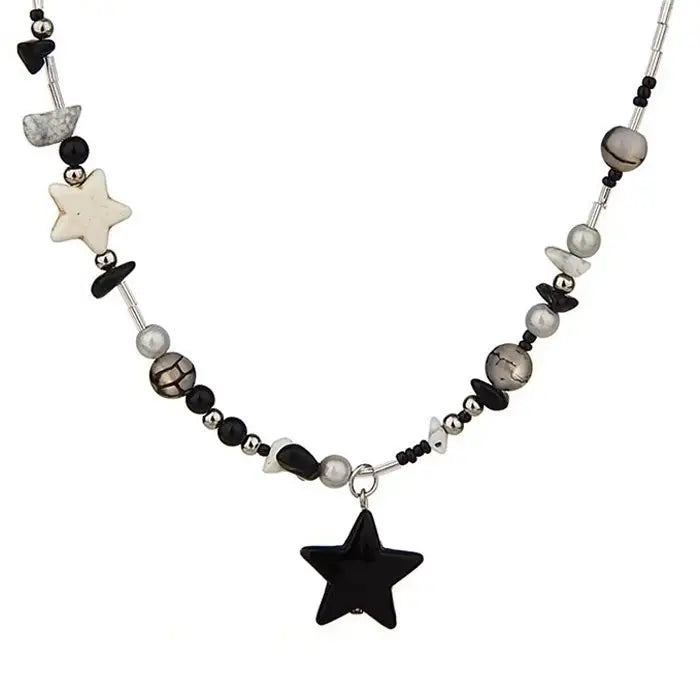 Y2k star beaded necklace - Y2k Empire