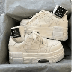 Y2k star platform sneakers - Y2k Empire