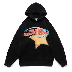 Y2k star rotation hoodie - Y2k Empire