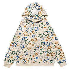 Y2k starry sparkle hoodie - Y2k Empire