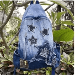 Y2k stars denim backpack - Y2k Empire