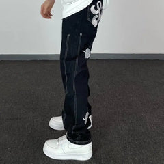 Y2k streetwear jeans for men - Y2k Empire