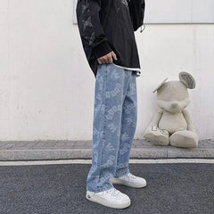 Y2k twist blue jeans streetwear - Y2k Empire