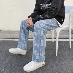 Y2k twist blue jeans streetwear - Y2k Empire