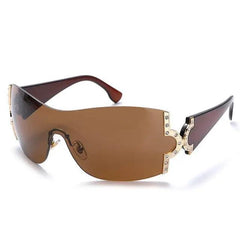 Y2k vintage frameless sunglasses for women - Y2k Empire