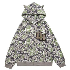 Y2k vintage print hoodie - Y2k Empire