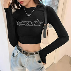 Y2k vintage punk crop top - Y2k Empire