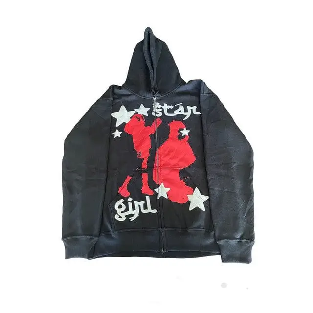 Y2k vintage star hoodie - Y2k Empire