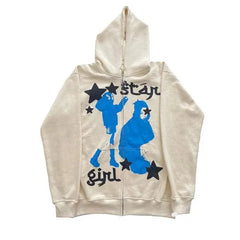 Y2k vintage star hoodie - Y2k Empire