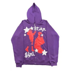 Y2k vintage star hoodie - Y2k Empire