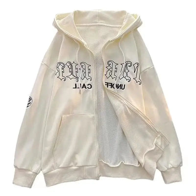 Y2k vintage zip-up hoodie - Y2k Empire