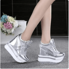 Y2k wedge-heeled sneakers - Y2k Empire