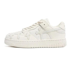 Y2k white cross sneakers - Y2k Empire