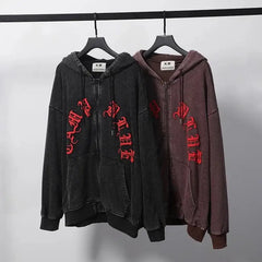 Y2k zip hoodie for men - Y2k Empire