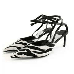 Zebra print y2k heels - Y2k Empire